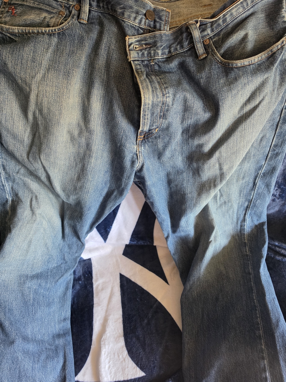 Polo by Ralph Lauren Men's Straight Light Blue Denim Jeans
